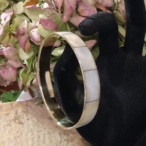 Mother of Pearl Bangle Bracelet